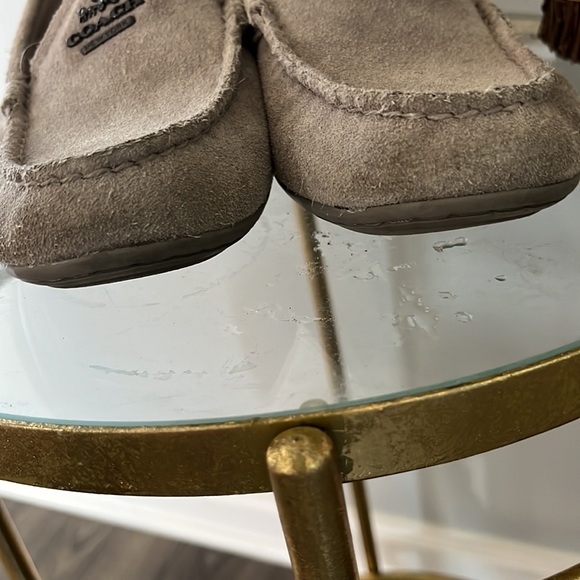 Coach Tan Suede Loafers - Picture 5 of 10